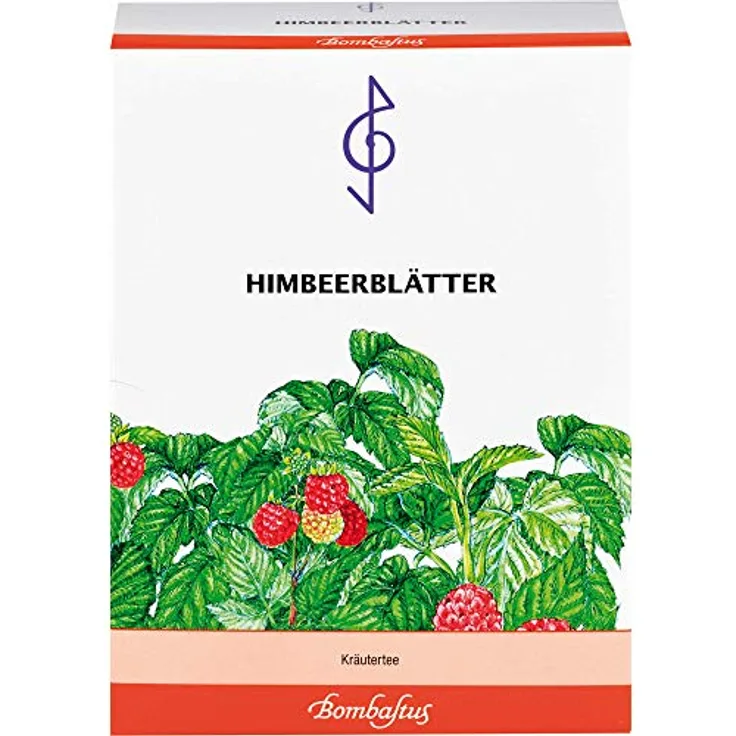 Bombastus Himbeerblätter TEE, Fruchtiger Kräutertee zur Begleitung bei Fastenkuren, 110 g