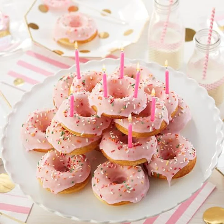 Wilton Donut-Backform mit 6 Mulden 6 Mulden (2 Stück) 2 Packung grau – Bild 6