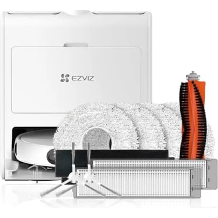 EZVIZ Saugroboter RS2, Staubsauger-Roboter in weiß – Bild 2