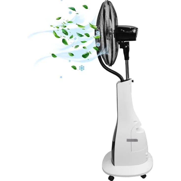 TroniTechnik Standventilator Turmventilator Vernebler SV05 40cm, inkl. Oszillation – Bild 3