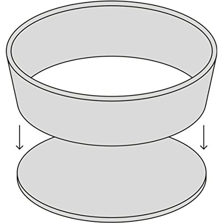Kitchen Craft Crusty Bake Antihaft-Tortenbodenform-Quicheform mit gewelltem Rand und losem Boden, Stahl, Grau, 23 x 23 x 4.2 cm – Bild 5