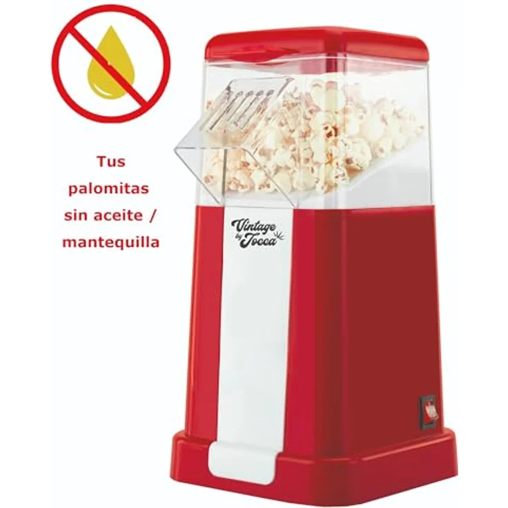 Jocca Popcorn ohne Öl für hausgemachte und gesunde Popcorns, Rot – Bild 5