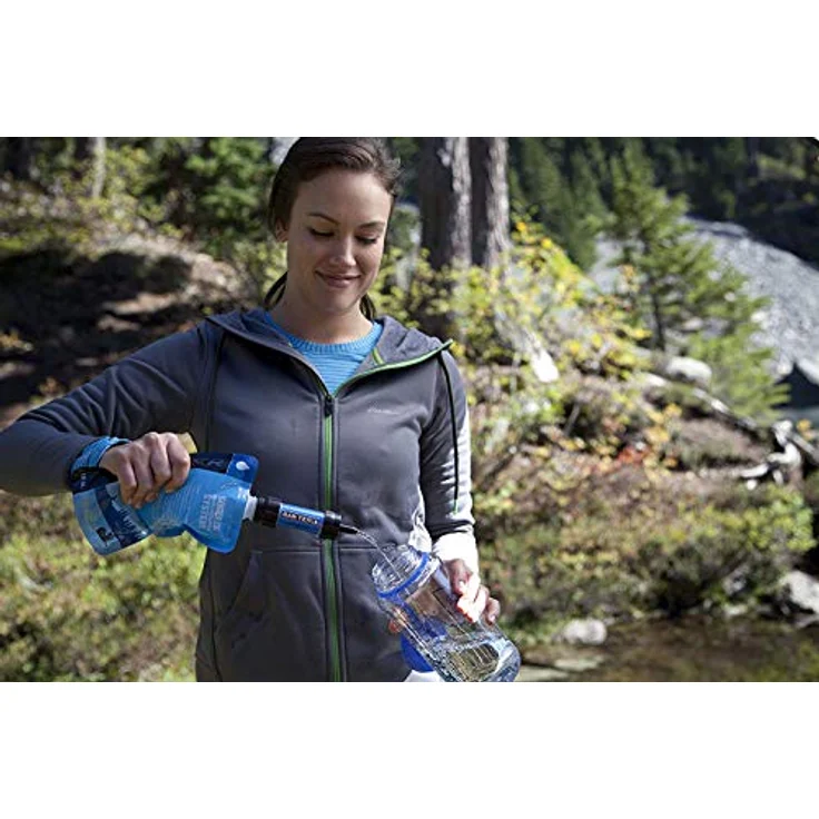 Sawyer Mini SP101, Ultraleichter Wasserfilter mit 0,1 Mikron Hohlfasermembran, Grün – Bild 4
