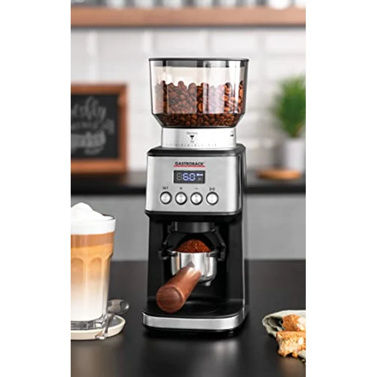 Gastroback 42643 Design Kaffeemühle Digital Schwarz – Bild 6