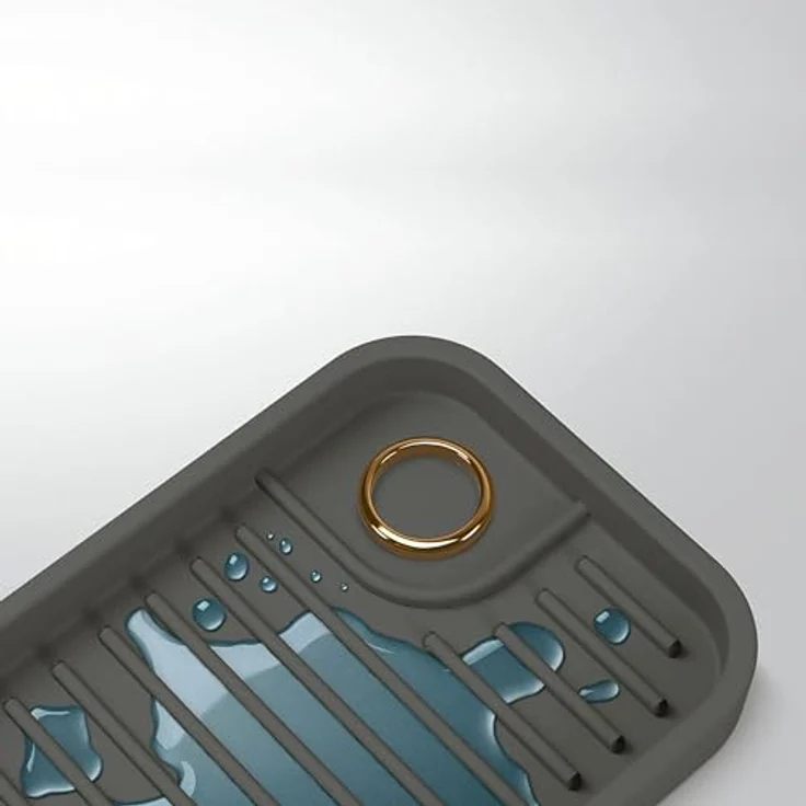 Metaltex 320492000 Spülbeckenorganizer, Silikon mit erweiterten Aufbewahrungsmöglichkeiten – Bild 6