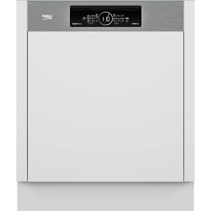 BEKO BDSN36462XP Geschirrspüler, teilintegrierbar, 14 Maßgedecke, 38 dB (A), Edelstahlblende, Smart-Funktionen
