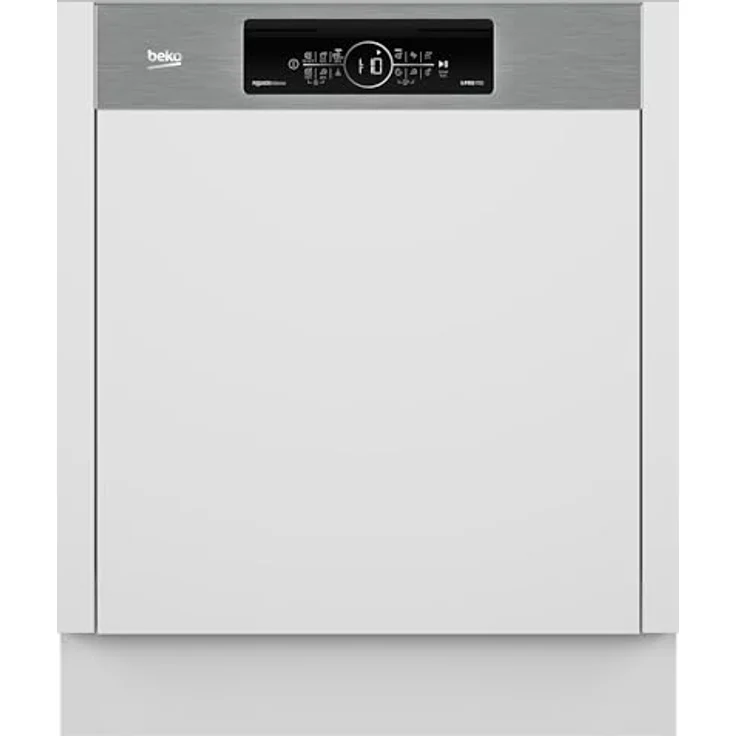 BEKO BDSN36462XP Geschirrspüler, teilintegrierbar, 14 Maßgedecke, 38 dB (A), Edelstahlblende, Smart-Funktionen – Bild 1