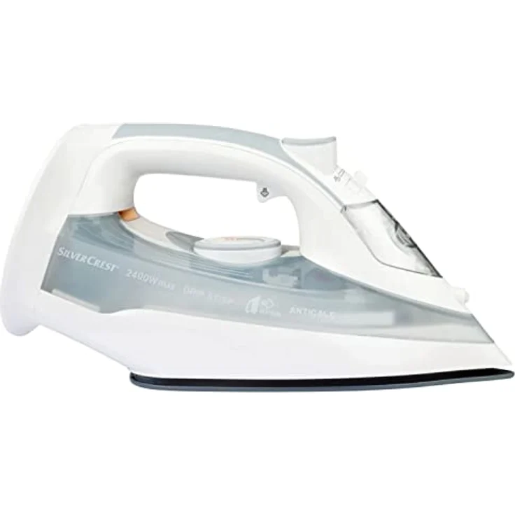 SilverCrest Dampfbügeleisen SDBK 2400 E1 kabellos 360° 2400 W, mit feinbügelspitze und 2 leistungsstarken Dampfstoßfunktionen, in blau – Bild 1