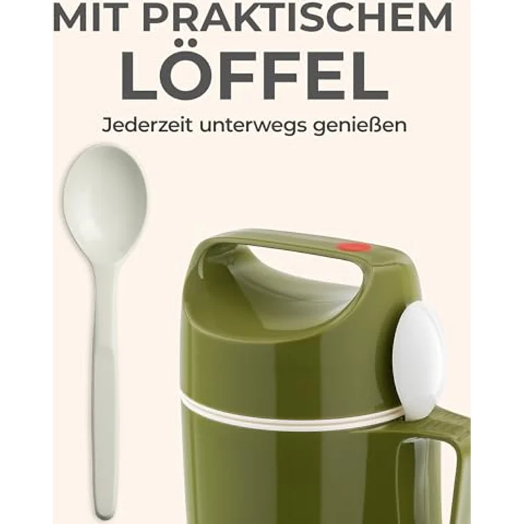 ROTPUNKT Speisegefäß 850 Dirk 0,85 l | BPA frei | Glaseinsatz | hochwertig | Olive – Bild 6