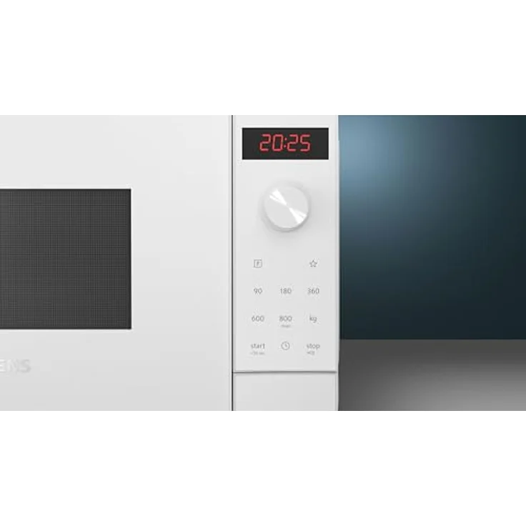 Siemens FF023LMW0 Mikrowelle, Standgerät, 800 Watt, 20 Liter Garraum, weiß, lackiert – Bild 2