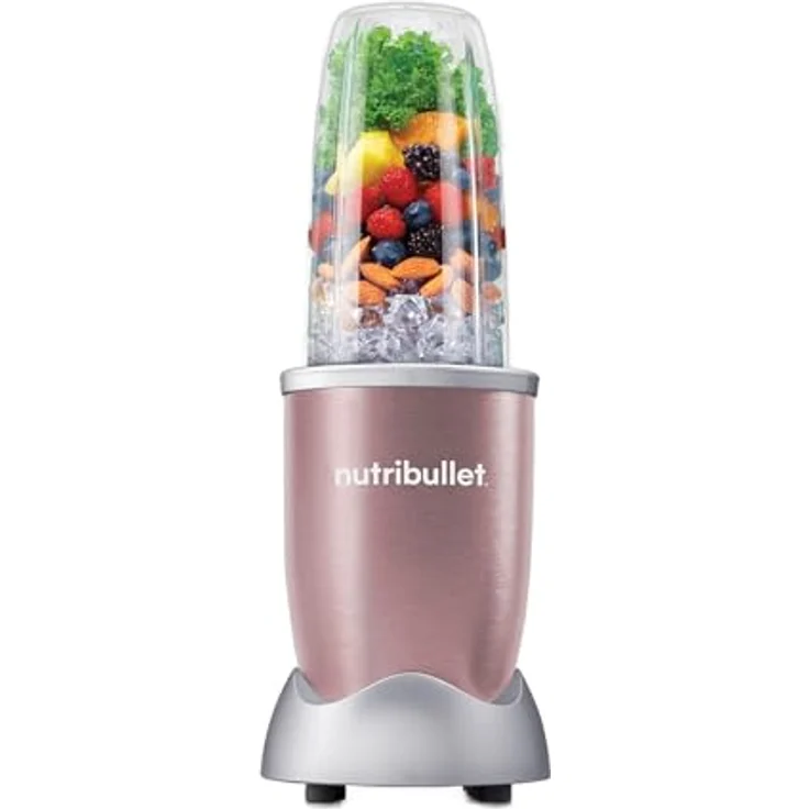 nutribullet Pro, 900 Watt Leistung, Einfach und schnell in der Anwendung, Kompakt, Leicht zu reinigen, Mit 700 ml Becher, Smoothiemixer, Smoothie Maker, Elektrischer Mixer, NB904RG – Bild 1