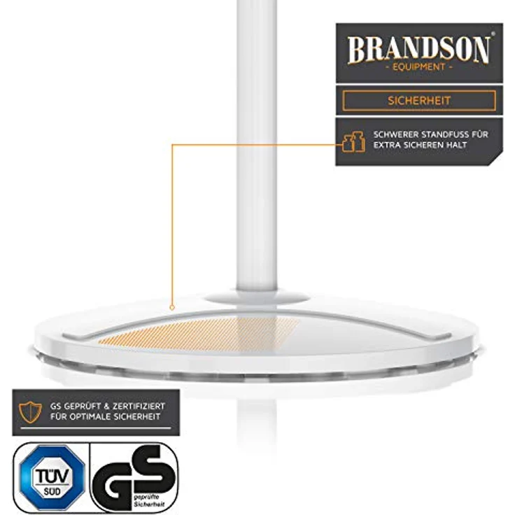 Brandson Standventilator Silent mit Fernbedienung und Display - mobiler Lüfter - Oszillation 80° - – Bild 7