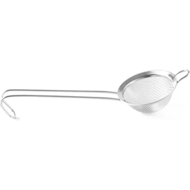 HENDI Tee- und Kräutersieb, für Kräuter und Tee mit Drahtgriff, Sieb, ø70x225mm, Edelstahl 18/10