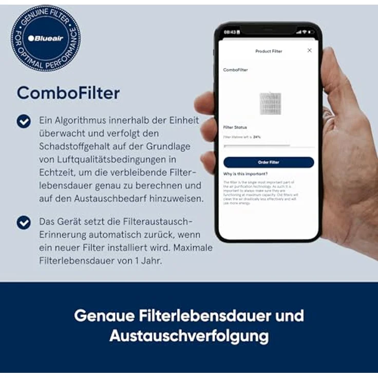 Blueair Luftreiniger DustMagnet 5240i mit ComboFilter – Bild 5