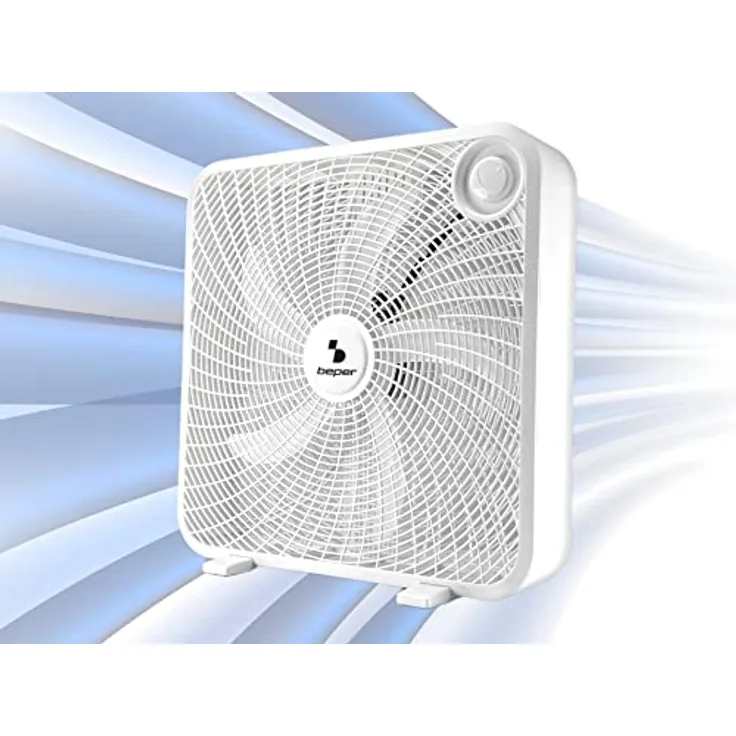 BEPER P206VEN550 Box Ventilator 50 cm - Box Fan, Konzipiert für Große Umgebungen