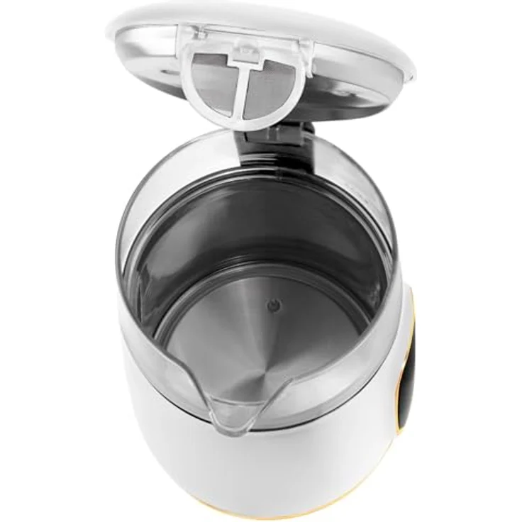ADLER Wasserkocher AD 1232, 2200W mit Temperatureinstellung, 1,7L, LED-Display, Touchpanel, 5 Temperaturprogramme, Warmhaltefunktion, Kalkfilter – Bild 4