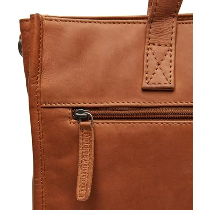 The Chesterfield Brand Adana Shopper Tasche, 40 cm, Leder mit Laptopfach, cognac – Bild 2