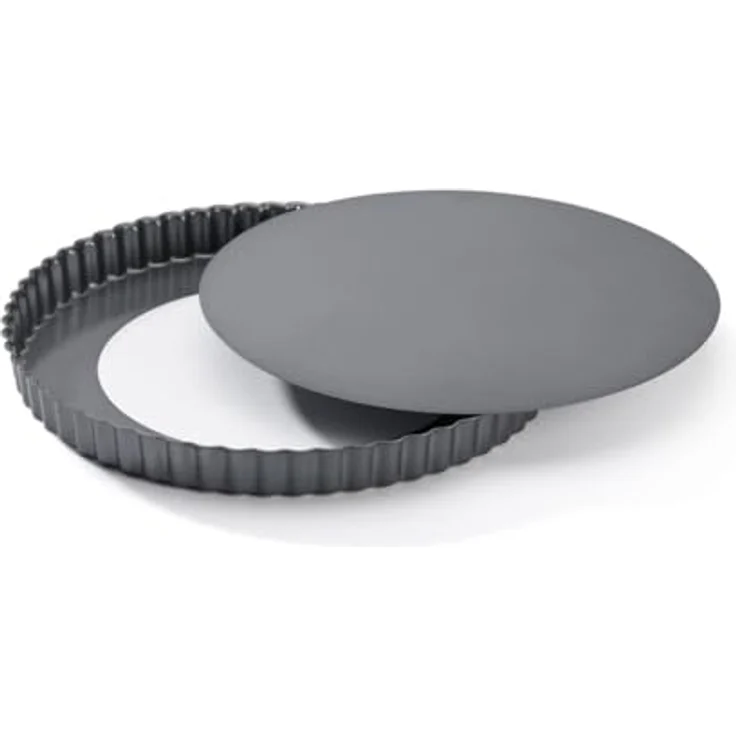 DE BUYER Tortenform, Edelstahl, schwarz, 27 x 27 x 3 cm – Bild 5
