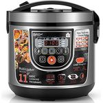 Multikocher FORME Elektrischer Reiskocher mit 11 Programmen 5L 860W LED panel Zeitsteuerung Warmhaltefunktion Multicooker