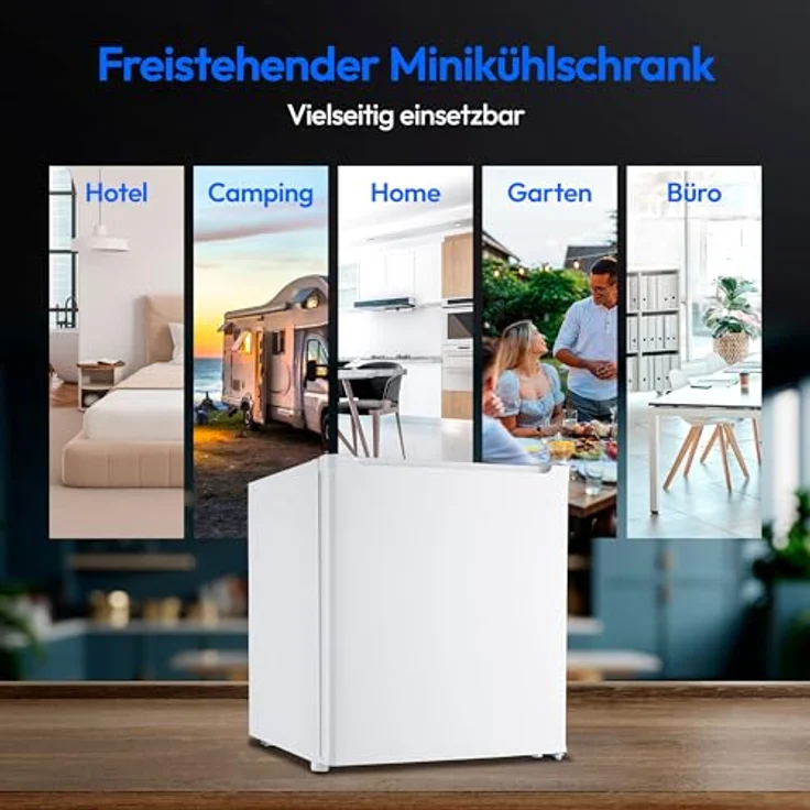 MEDION Mini Kühlschrank MD37724 (41 Liter, Eisfach, leise, weiß) – Bild 3