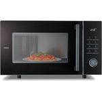 MEDION MD12231 Mikrowelle mit Grill und Heißluftfritteusenfunktion, 25 Liter, 900 Watt, dunkel grau, 11 Programme, 10 Leistungsstufen