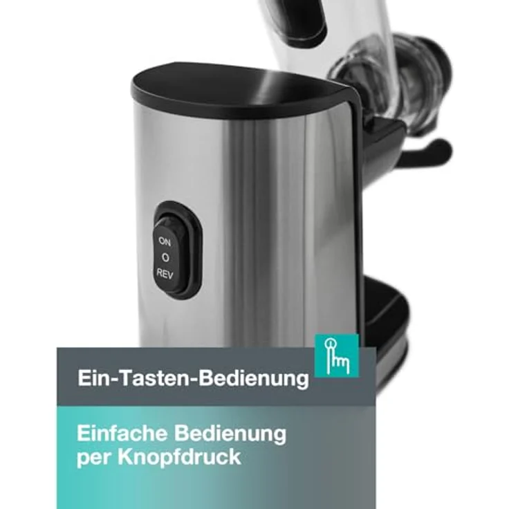 GORENJE Slow Juicer JC 200 BE, 200 W Entsafter in schwarz – Bild 7