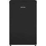 TELEFUNKEN Kühlschrank mit Gefrierfach/Eiswürfelfach | Freistehend | 89 Liter Nutzinhalt | Kühlschrank klein mit Gemüsefach | LED-Beleuchtung | Türanschlag wechselbar | CF-33-101-B2 schwarz