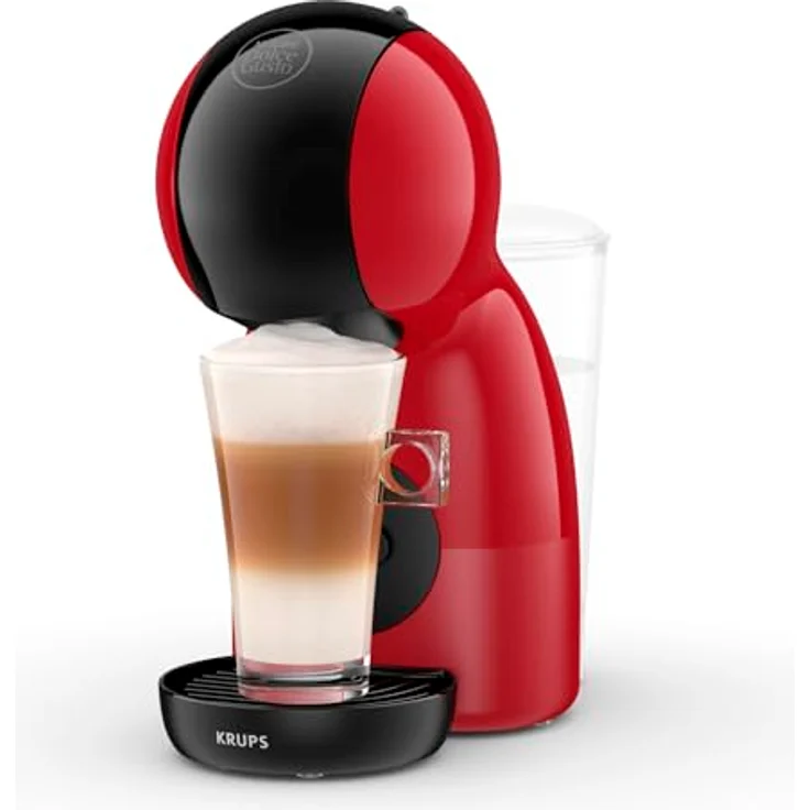 Krups Dolce Gusto Piccolo XS Rot-Schwarz Kaffeekapselmaschine, 15 bar Pumpendruck, abnehmbarer 0,8 l Wassertank, Energiesparmodus - Preisvergleich – Bild 2