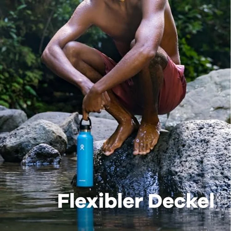Hydro Flask Trinkflasche Standard Flex Cap, TempShield™-Isolierung, griffige Pulverbeschichtung, 621 ml – Bild 5