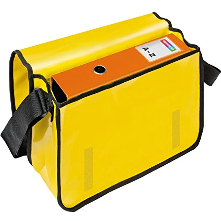 VELOFLEX Umhängetasche VELOCOLOR® 70003, gelb, aus stabiler LKW-Plane – Bild 2