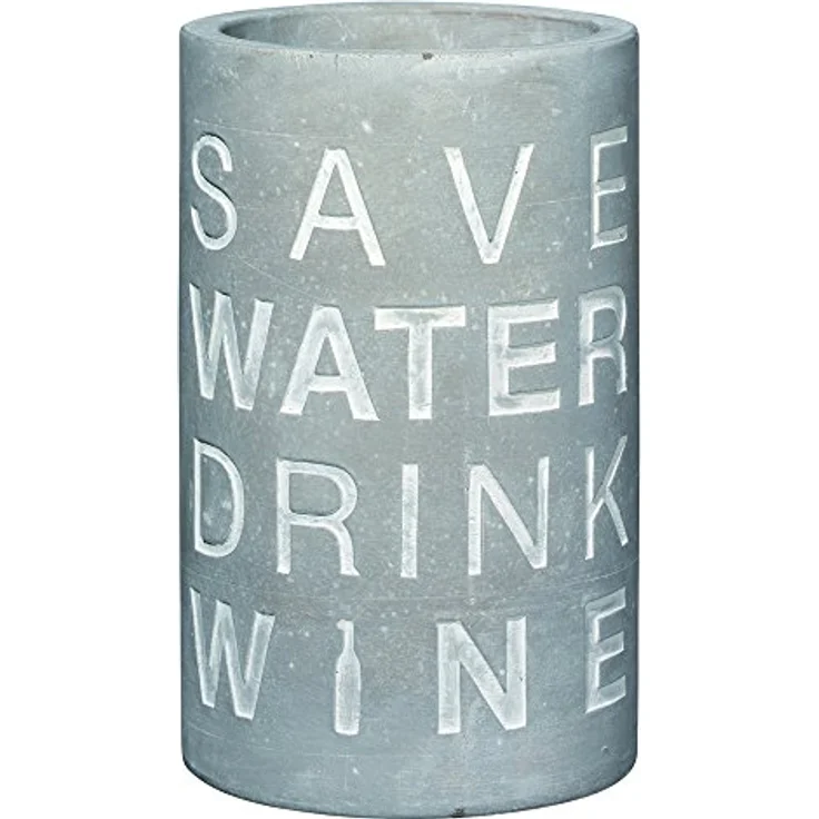 Räder P.e.t. Vino Beton Weinkühler Save water ca. 21 cm hoch – Bild 2