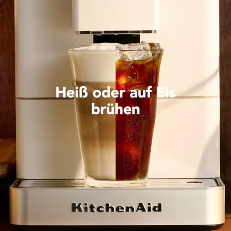 KitchenAid Kaffeevollautomat 5KES8453EPL, QuietGrind-System für leise Zubereitung, Iced Coffee-Funktion – Bild 6
