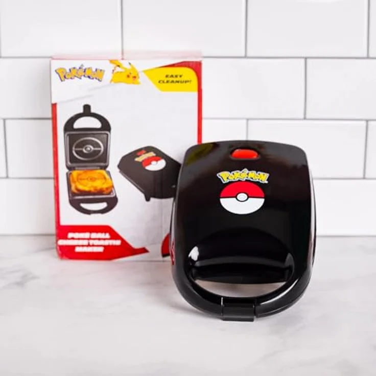 Uncanny Brands Pokémon Sandwich Maker, Toast- & Sandwich-Grill mit Antihaft-Beschichtung und Pokémon-Design – Bild 8
