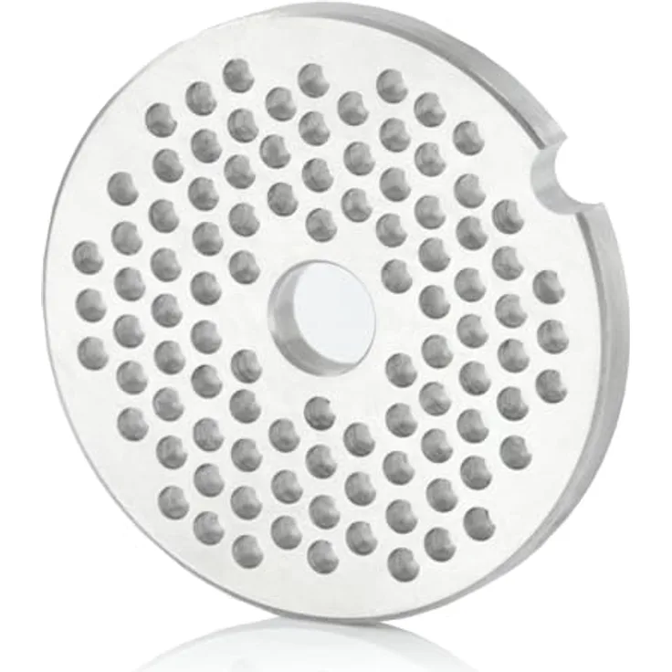 Mahlzeit Lochscheibe ø 3 mm für elektrischen Fleischwolf, Edelstahl, Zubehör für professionelles Hacken, 5 cm Durchmesser