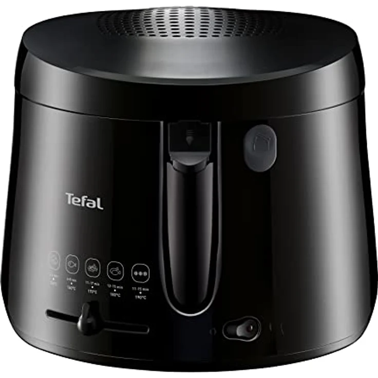 Tefal FF107810 Fritteuse, 1900 Watt, 2,1 l Öl-Volumen, regelbarer Thermostat, schwarz – Bild 2