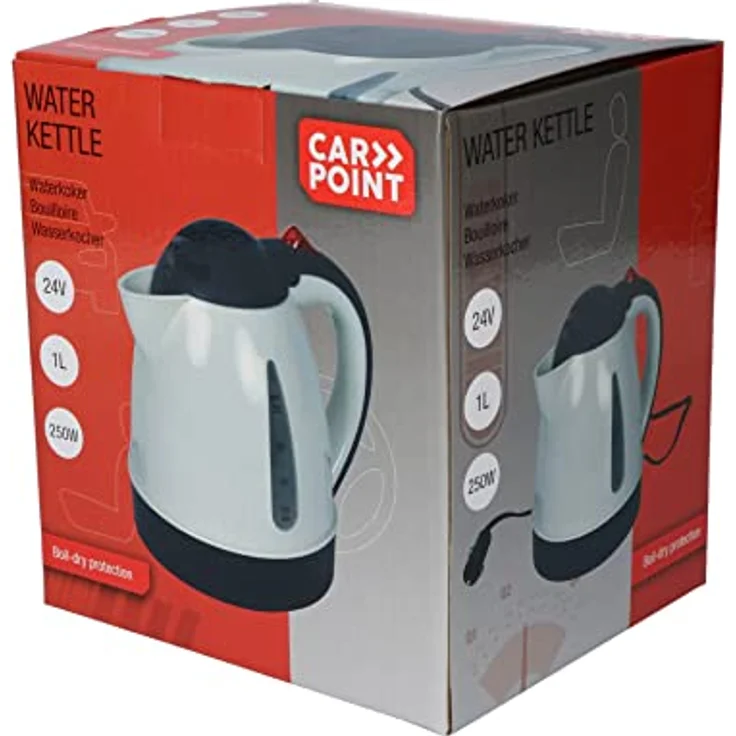 Carpoint Wasserkocher 1 Liter 250W weiß – Bild 7