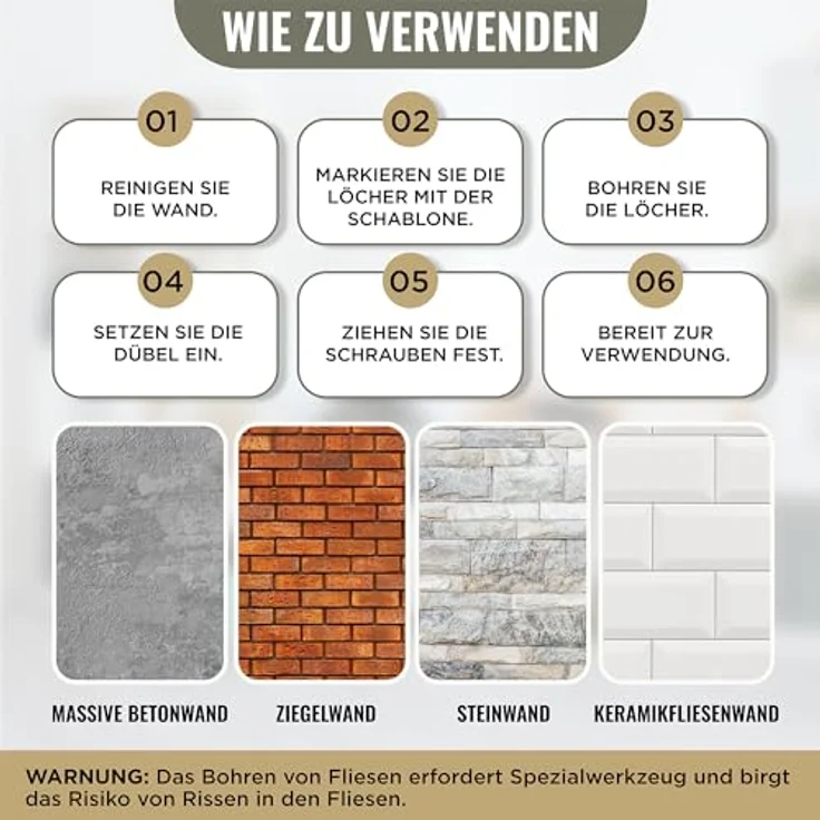 Vitapur Wandtrockengestell, klappbar und ausziehbar, Edelstahl-Aluminium, 80 x 40 cm, 4 Meter Trockenlänge, schwarz – Bild 6