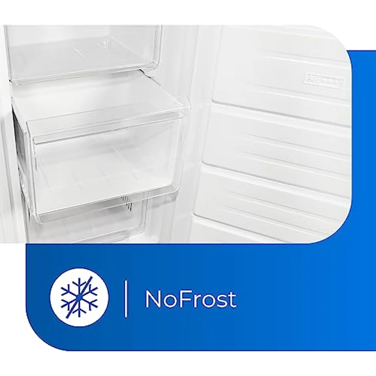 Exquisit Gefrierschrank GS231-NF-H-040C weiss | Gefrierschrank NoFrost 161 L Volumen | 4* Schnellgefrieren | Alarm | Gefrierschrank Gross – Bild 3