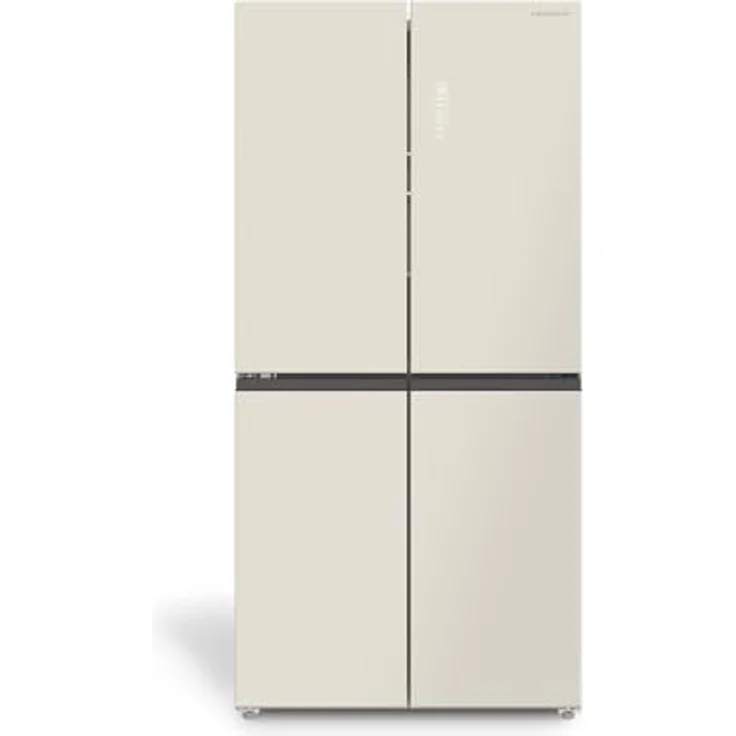 CREATE FRIDGE STUDIO CROSS DOOR 503, Kühlschrank mit 4 Türen, 503L, cremeweiß, No Frost, Urlaubsmodus, antibakterielle Behandlung, Touch-Elektronik, 170W – Bild 1