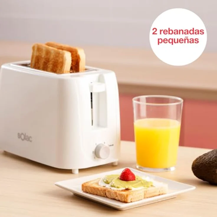 Solac Mini-Toaster Buon Giorno 750W in Weiß | 2 Schlitze für Toastbrot | 6-stufiger Bräunungsregler | Selbstzentrierungssystem | Herausnehmbare Krümelschublade | Kabelaufbewahrung – Bild 5