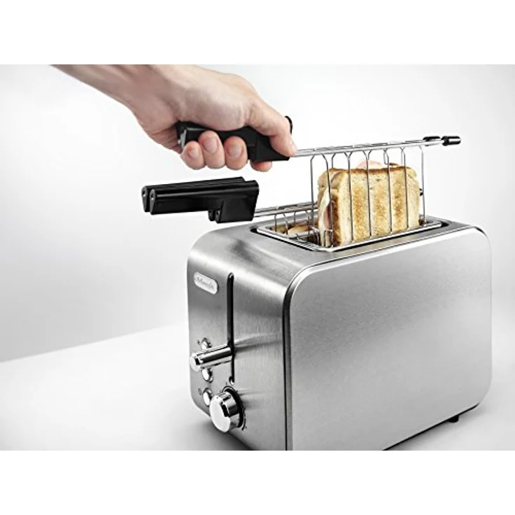 De'Longhi CTX2203 2-Scheiben-Toaster, 550W, 6 Bräunungsstufen, edelstahl – Bild 6