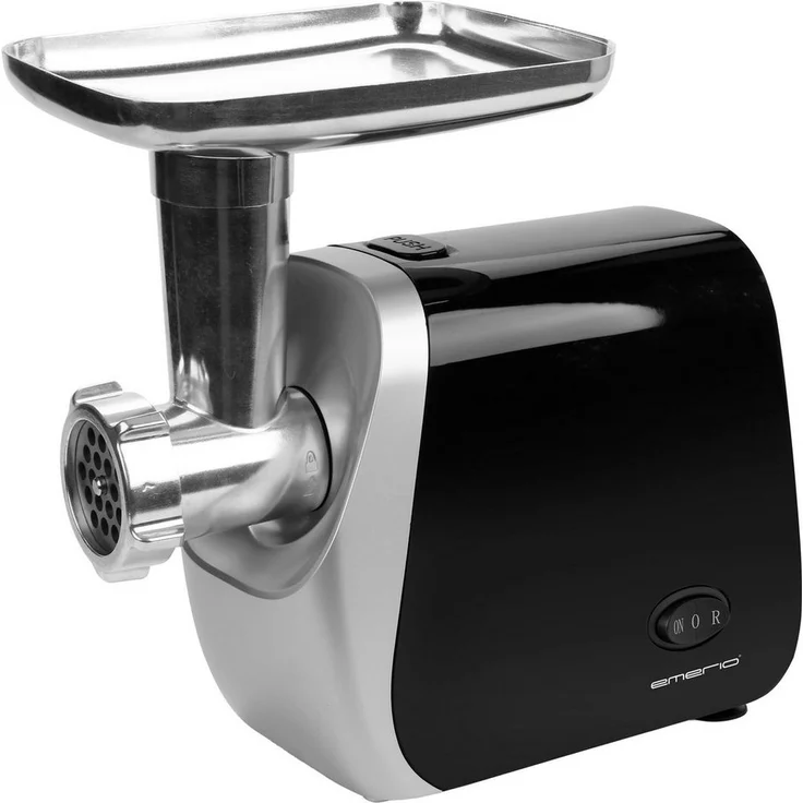 Emerio Fleischwolf MG-130207, 600 W elektrisch mit 3 Fleischeinsätzen und Wurststopfaufsatz – Bild 1