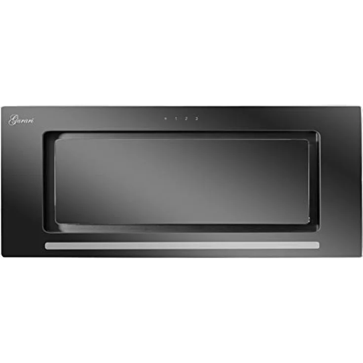 Gurari 217 Einbau Dunstabzugshaube in Schwarz Glas, 3 Stufen, 1000m³/h, 6 Watt LED, Fernbedienung – Bild 2