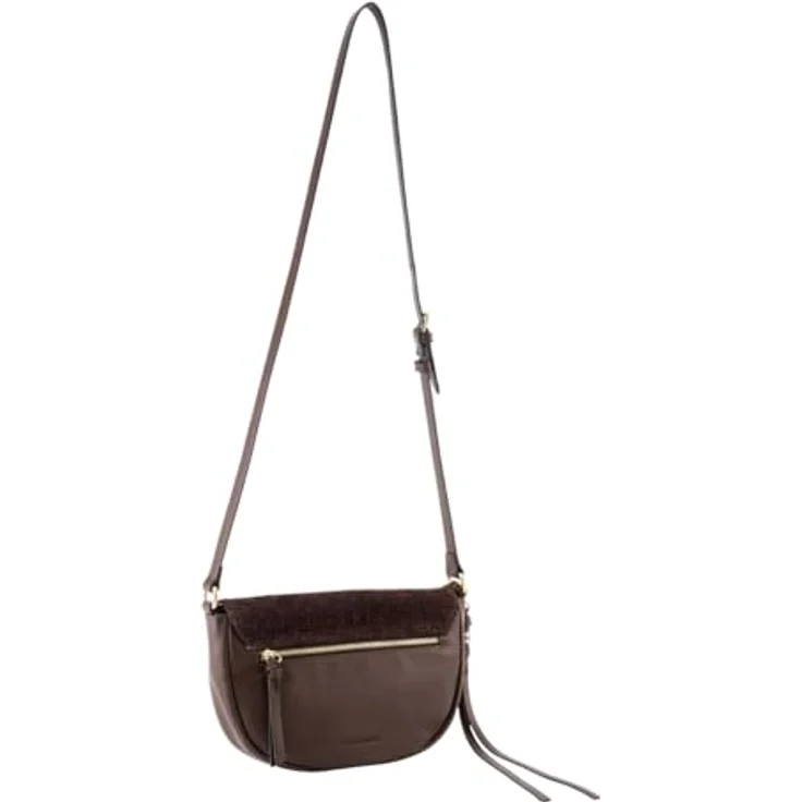 FredsBruder Weave Harmony Saddle Bag, Handtasche aus geflochtenem Leder, braun – Bild 2