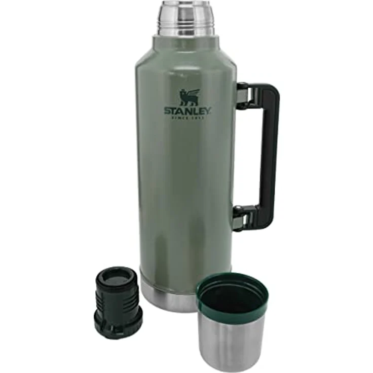 Stanley Classic Legendary Thermosflasche 2.3L Hammertone Green - Edelstahl Thermoskanne - BPA-frei - Thermos Hält 48 Stunden Heiß - Deckel Fungiert Auch als Trinkbecher - Spülmaschinenfest – Bild 4