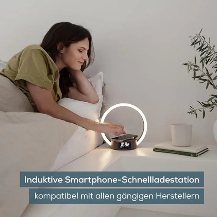 Beurer WL 65, Lichtwecker mit Sonnenaufgangssimulation, induktiver Ladestation und 6 Melodien – Bild 5