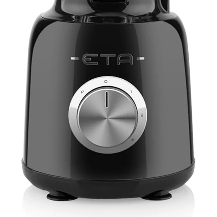 ETA Standmixer Storio I 1 200 Watt | 3 Geschwindigkeiten | 26.000 Umdrehungen/min | Pulsfunktion | 1,5 Liter Gla Behälter | BlendeX Messer | Schwarz – Bild 4