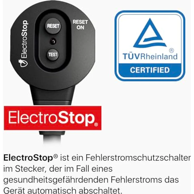 Valera Swiss Secure Jet 7600 professioneller Haartrockner mit Fehlerstromschutzschalter, PM-Pro Motor, Ionen-Generator, 3 Temperaturstufen, 2000 W, schwarz – Bild 2