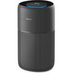Philips AC2221/13, Luftreiniger mit HEPA-Filter, 420 m³/h Luftreinigungsrate, energieeffizient, nahezu geräuschlos, schwarz