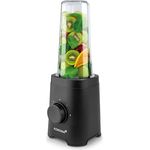 Korona 24500 Smoothie Maker | Homogenes Mixergebnis | ToGo Becher 600 ml | BPA-frei | 320 Watt, mattschwarz